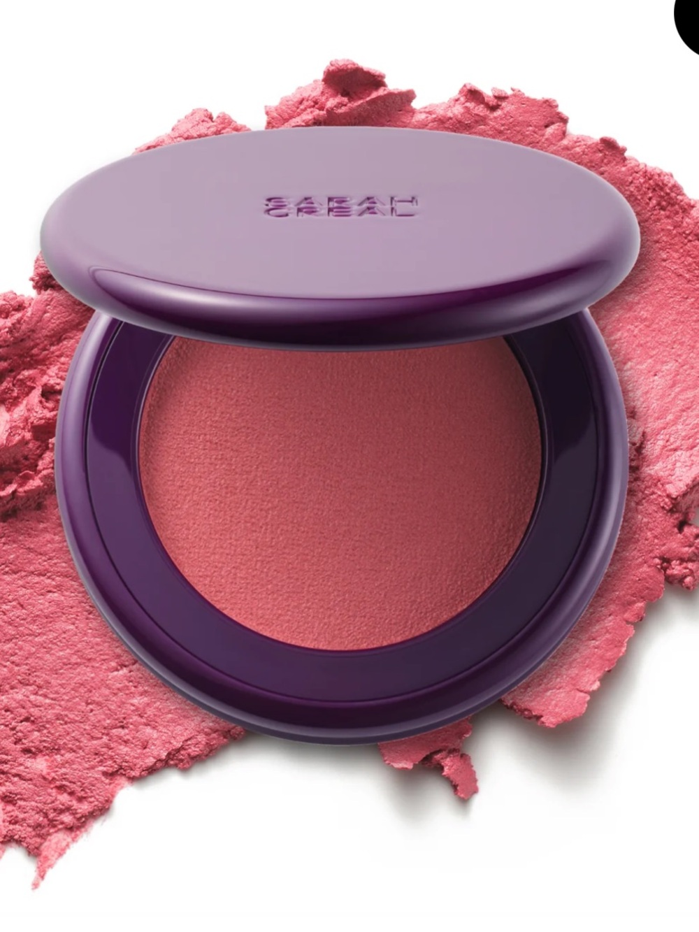 Sarah Creal COMING IN HOT Blurring Pressed-Mousse Blush in shade Love Bites
